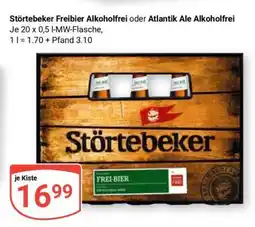 Globus Störtebeker Freibier Alkoholfrei oder Atlantik Ale Alkoholfrei Angebot