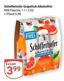 Globus Schöfferhofer Grapefruit Alkoholfrei Angebot