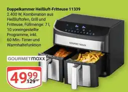Globus Doppelkammmer Heißluft-Fritteuse 11339 Angebot