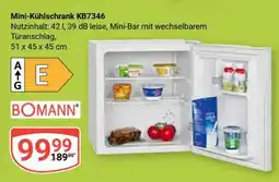 Globus Mini-Kühlschrank KB7346 Angebot