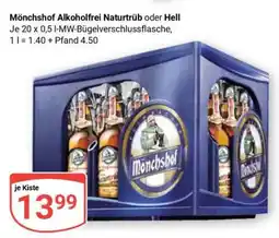 Globus Mönchshof Alkoholfrei Naturtrüb oder Hell Angebot