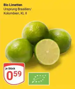 Globus Bio Limetten Angebot
