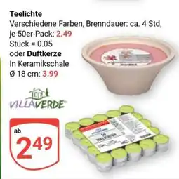 Globus Teelichte Angebot