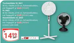 Globus Tischventilator VL 3601 Angebot
