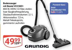 Globus Bodensauger mit Beutel VCC3851 Angebot