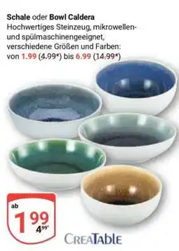 Globus Schale oder Bowl Caldera Angebot
