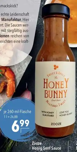 CITTI Markt Zooze Honig Senf Sauce Angebot