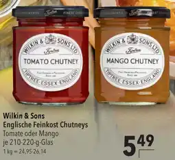 CITTI Markt Wilkin & Sons Englische Feinkost Chutneys Angebot