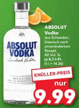 Kaufland ABSOLUT Vodka Angebot