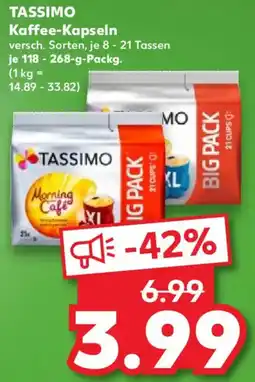 Kaufland TASSIMO Kaffee-Kapseln Angebot