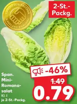 Kaufland Span. Mini Romanasalat Angebot