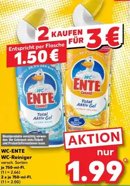 Kaufland WC-ENTE WC-Reiniger Angebot