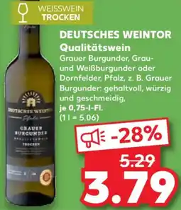 Kaufland DEUTSCHES WEINTOR Qualitätswein Angebot