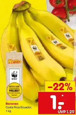 Netto Marken-Discount Bananen Angebot