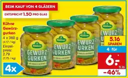 Netto Marken-Discount Kühne Gewürzgurken Angebot