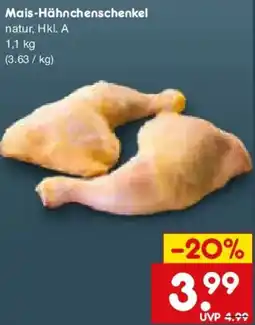 Netto Marken-Discount Mais-Hähnchenschenkel Angebot