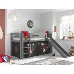 Netto Marken-Discount Spielbett Pino mit Rutsche und Textilset versch. Designs Angebot