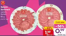 Netto Marken-Discount Salami Sortiment Angebot