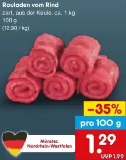 Netto Marken-Discount Rouladen vom Rind Angebot