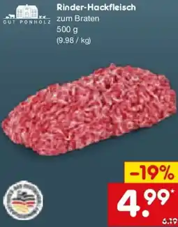 Netto Marken-Discount GUT PONHOLZ Rinder-Hackfleisch Angebot