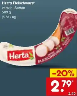 Netto Marken-Discount Herta Fleischwurst Angebot