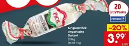 Netto Marken-Discount Original Pick ungarische Salami Angebot