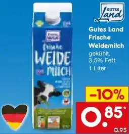 Netto Marken-Discount Gutes Land Frische Weidemilch Angebot