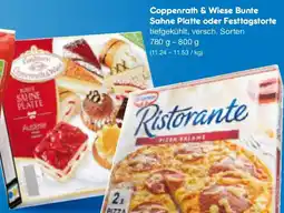 Netto Marken-Discount Coppenrath & Wiese Bunte Sahne Platte oder Festtagstorte Angebot