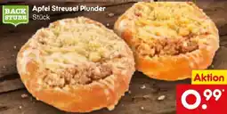 Netto Marken-Discount BACK STUBE Apfel Streusel Plunder Angebot