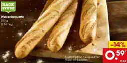 Netto Marken-Discount BACK STUBE Weizenbaguette Angebot
