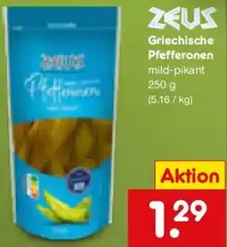 Netto Marken-Discount ZEUS Griechische Pfefferonen Angebot