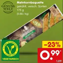 Netto Marken-Discount GENUSS WELT Mehrkornbaguette Angebot