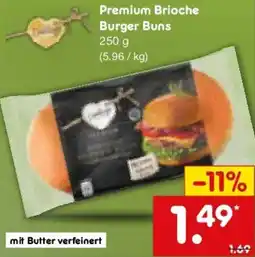 Netto Marken-Discount Premium Brioche Burger Buns Angebot