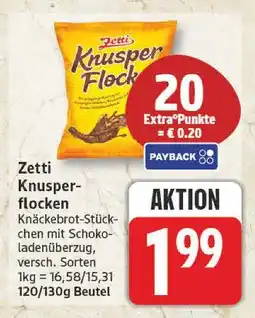 Edeka Zetti knusperflocken Angebot
