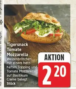 Edeka Tigersnack tomate mozzarella Angebot