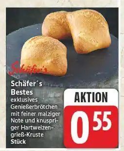 Edeka Schäfer's schäfer's bestes genießerbrötchen Angebot