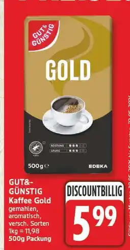 Edeka Gut & günstig kaffee gold Angebot