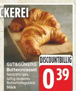 Edeka Gut&günstig buttercroissant Angebot