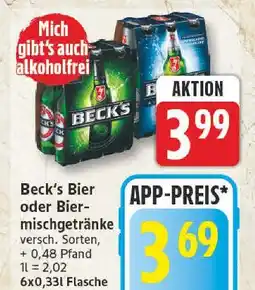 Edeka Beck's bier Angebot