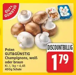 Edeka Gut&günstig champignons weiß Angebot