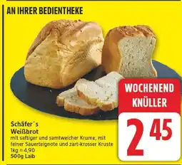 Edeka Schäfer´s weißbrot Angebot