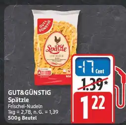 Edeka Gut&günstig spätzle Angebot
