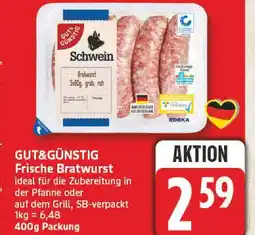 Edeka Gut&günstig frische bratwurst Angebot