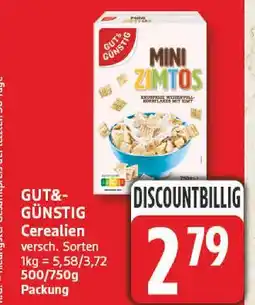 Edeka Gut & günstig mini zimtos Angebot
