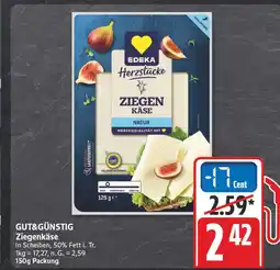 Edeka Edeka ziegenkäse natur Angebot