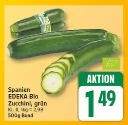 Edeka Edeka bio zucchini, grün Angebot