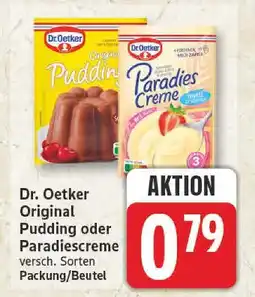 Edeka Dr. oetker original pudding Angebot