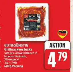 Edeka Gut&günstig grillnackensteaks Angebot