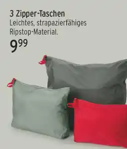 Edeka 3 zipper-taschen Angebot