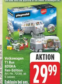 Edeka Playmobil volkswagen t1 bus edeka fan-edition Angebot